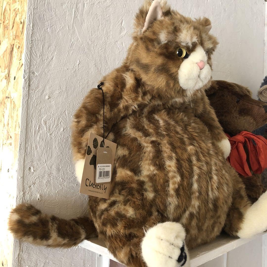 Amazon.co.jp: カドリーCuddly ムッシュ Muche 猫ぬいぐるみ : おもちゃ